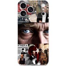 TechTree Iphone 17 Pro Uyumlu Atatürk Istiklal Panoraması Baskılı Silikon Kılıf