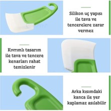 Uravas Store Silikon Uçlu Bulaşık Temizleme Kazıyıcı Spatula