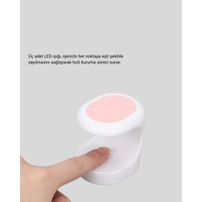 Uravas Store Mini Oje Kurutma Cihazı 16W LED Uv Hızlı Kurutma Taşınabilir Kompakt