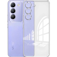 Etorva Store Vivo V30 Lite 4g Kılıf Lüx Şeffaf Silikon