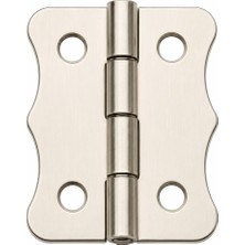 Uravas Store Nikel 100 Adet Papatya Menteşe Düz 30X23 mm - Dekoratif Çerçeve Fener Kutu Menteşesi