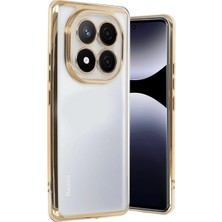 Etorva Store Xiaomi Redmi Note 14 Pro 4g Kılıf Razer Lensli Silikon - Gold