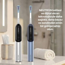 NTL-TB-12PS Şarjlı Sonik Diş Fırçası Silver, Dijital Ekranlı, 60° Hareketli Başlık