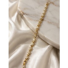 Xuping Jewelry Xuping Vip Seri Kadın Altın Kaplama Zirkon Taşlı Sıralı Yıldız Su Yolu Bileklik