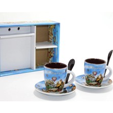 Uravas Store Yöresel Ikili Fincan Seti ALK1565
