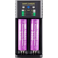 Greentech Akıllı Pil Şarj Cihazı Lityum Iyon + Ni Mh + Ni CD PILLER/GT-BC06