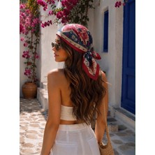 Revam Collection Etnik Desen Bandana Fular Şal 50X50