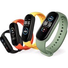Xiaomi Mi Band ile Uyumlu 3/4/ 5/6 ile Uyumlu Saat Kayışı Xiaomi Mi Band 3 4 5 6 Ile Uyumlu Kaliteli Termoplastik Kordon Siyah