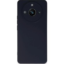 Uravas Store Newface Realme 11 Pro Kılıf Nano Içi Kadife Silikon - Lacivert