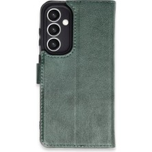 Uravas Store Newface Samsung Galaxy S23 Fe Kılıf Trend S Plus Kapaklı Kılıf - Yeşil