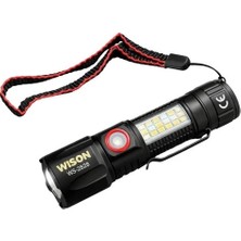 Uravas Store Wison WS-2828 1000 Lümen Mıknatıslı USB Şarjlı El Feneri