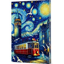 Uravas Store Van Gogh 1 - Galata Çizgili Yan Boyamalı Defter