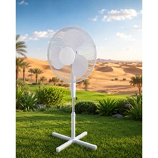 Uravas Store Beyaz Klasik Ayaklı Fan