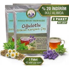 Melisa Oğulotlu Bitkisel Karışımlı Çay 2 x 40 Süzen Poşet - Rahatlatıcı & Arınma Çayı Anadolu Köyleri Tanzim Kulübü