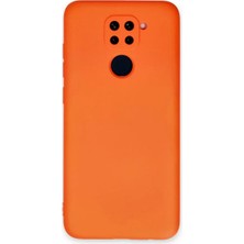 Uravas Store Newface Xiaomi Redmi Note 9 Kılıf Nano Içi Kadife Silikon - Turuncu