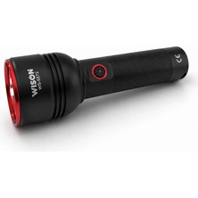 Uravas Store Wison WS-5572 20WATT 2000 Lümen Uzun Menzilli USB Type-C Şarjlı El Feneri
