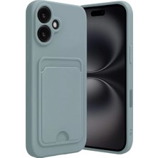 Uravas Store Newface Iphone 16 Kılıf Kelvin Kartvizitli Silikon - Açık Yeşil