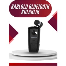Uravas Store Yaka Kulaklığı Andorid Tüm Cep Telefonlarına Uyumlu Mikrofonlu Titreşimli Makaralı