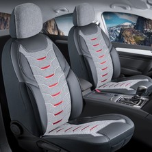 Şahinler Oto Aksesuar Toyota Yaris 2003-2005 Keten Oto Koltuk Kılıfı Ön Arka Set Füme Erciyes Serisi Şhn