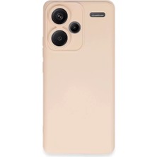 Uravas Store Newface Xiaomi Redmi Note 13 Pro Plus Kılıf Nano Içi Kadife Silikon - Pudra
