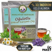 Melisa Oğulotlu Bitkisel Karışımlı Çay 3 x 40 Süzen Poşet - Rahatlatıcı & Arınma Çayı Anadolu Köyleri Tanzim Kulübü