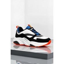 Dark Seer Unisex Beyaz Mavi Sneaker Spor Ayakkabı - MJ1838