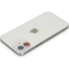 Uravas Store Mey Ithalat®   iPhone 12 Mini Renkli Kamera Lens Koruma Cam - Pembe-Mavi