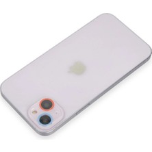 Uravas Store Mey Ithalat®   iPhone 13 Renkli Kamera Lens Koruma Cam - Pembe-Mavi