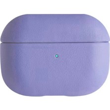 Uravas Store Mey Ithalat®   Airpods Pro 2 (2.nesil) 405 Deri Kılıf - Lila