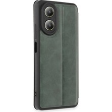 Uravas Store Mey Ithalat®   A38 Kılıf Flip Cover - Koyu Yeşil