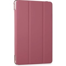 Uravas Store Mey Ithalat®  Samsung Galaxy X610 Tab S9 Fe Plus 12.4 Kılıf Tablet Smart Kılıf - Pembe