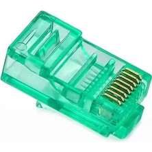 Uravas Store Powermaster PM-22703 RJ45 Cat6 8p/8c Yeşil Soket (100'LÜ Paket)