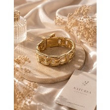 Gold Taşlı Bileklik