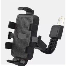 Uravas Store BY555D Motosiklet Ayna Telefon Tutucu ZR661