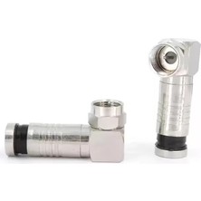 Uravas Store Nova Sıkmalı Rg6/u6 L Tipi Çevirmeli F Konnektör Özellikleri