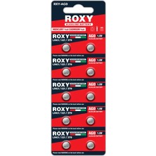 Uravas Store Ag1 LR60/621/364 13 Mah Alkalin Düğme Pil 10 Lu Paket