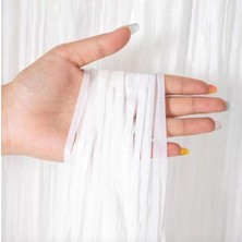Uravas Store Soft Beyaz Renk Duvar ve Kapı Perdesi Ithal 100X200 cm