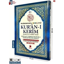 Uravas Store Orta Boy Satır Altı Türkçe Okunuşlu ve Türkçe Mealli Renkli Kuran-I Kerim