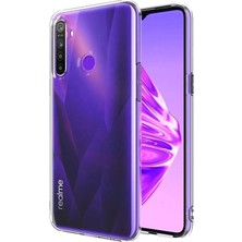 Uravas Store Realme 5i Kılıf Lüx Şeffaf Silikon