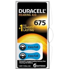Uravas Store Duracell 675 No Kulaklık Pili (6'lı Paket)