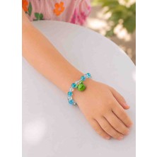 River Accessories Sevimli Kurbağa Figürlü Çocuk Boncuk Bileklik