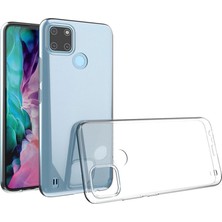 Uravas Store Realme C25Y Kılıf Lüx Şeffaf Silikon