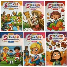 Uravas Store Neşeli Boyama Kitabı  (6  Set)
