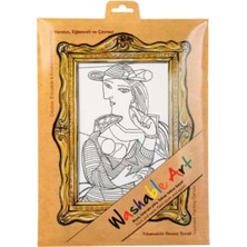 Uravas Store Funny Mat -  Pıcasso Seated Woman 25 x 35 cm