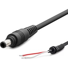 Uravas Store Laptop Adaptör Dc Jack Kablosu 5.0 x 3.0 mm Asus / Samsung Uyumlu 1.2 M - Siyah HDX5510