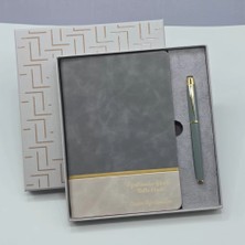 Uravas Store Öğretmenler Gününe Özel Deri Defter ve Kalem Set