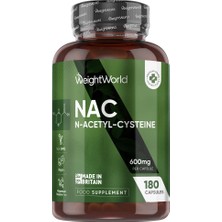 Weight World N-Acetyl Cysteine 600MG 180 Capsules