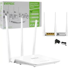 Uravas Store Everest EWR-F303 2.4 Ghz 300 Mbps 4 Port Kablosuz Router
