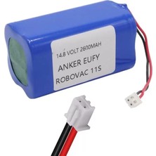 Uravas Store Powermaster PM-17618 Robot Süpürge Bataryası Pili 14.8 Volt - 2600MAH 11S Lityum (Anker Eufy Robovac)