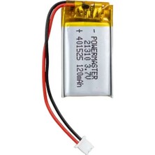 Uravas Store Powermaster 401525 3.7 Volt 120 Mah Lityum Polimer Pil